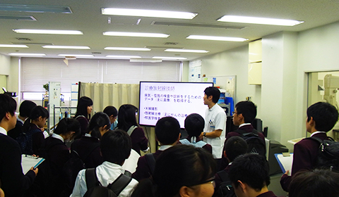 病院を見学